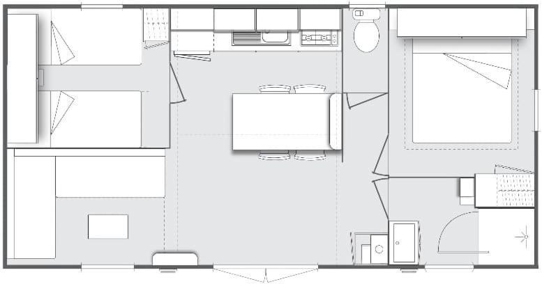 Mobil Home Du Lac - Camping 4 Etoiles 欧雷扬 外观 照片